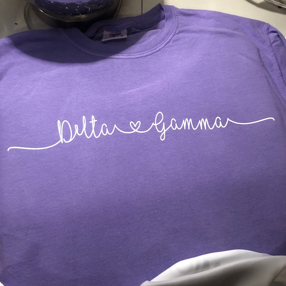 Delta Gamma comfort colors shirt